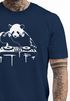 Herren T-Shirt mit Aufdruck Panda DJ Techno Rave Festival Outfit Sommer Fashion Streetstyle Neverless®preview