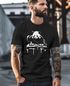 Herren T-Shirt mit Aufdruck Panda DJ Techno Rave Festival Outfit Sommer Fashion Streetstyle Neverless®preview