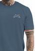 Herren T-Shirt mit Berg-Logo Outdoor Grafikshirt mit Sonnen-Print auf der Brust Sommer Fashion Neverless®preview