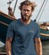 Herren T-Shirt mit Berg-Logo Outdoor Grafikshirt mit Sonnen-Print auf der Brust Sommer Fashion Neverless®preview