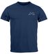 Herren T-Shirt mit Berg-Logo Outdoor Grafikshirt mit Sonnen-Print auf der Brust Sommer Fashion Neverless®preview
