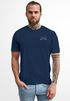 Herren T-Shirt mit Berg-Logo Outdoor Grafikshirt mit Sonnen-Print auf der Brust Sommer Fashion Neverless®preview