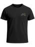 Herren T-Shirt mit Berg-Logo Outdoor Grafikshirt mit Sonnen-Print auf der Brust Sommer Fashion Neverless®preview