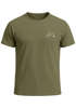 Herren T-Shirt mit Berg-Logo Outdoor Grafikshirt mit Sonnen-Print auf der Brust Sommer Fashion Neverless®preview