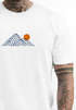 Herren T-Shirt mit Berg Print Grafikshirt mit Sonne Linien-Design Baumwolle Outdoor Style Naturmotiv für Freizeit Urlaub Neverless®preview
