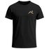 Herren T-Shirt mit Bergmotiv | Minimalistisches Outdoor Grafikshirt mit Sonnen-Print Natur Logo | Kurzarmshirt Baumwolle Fashion Streetstyle Neverless®preview
