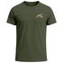 Herren T-Shirt mit Bergmotiv | Minimalistisches Outdoor Grafikshirt mit Sonnen-Print Natur Logo | Kurzarmshirt Baumwolle Fashion Streetstyle Neverless®preview