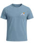 Herren T-Shirt mit Bergmotiv | Minimalistisches Outdoor Grafikshirt mit Sonnen-Print Natur Logo | Kurzarmshirt Baumwolle Fashion Streetstyle Neverless®preview