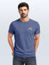 Herren T-Shirt mit Bergmotiv | Minimalistisches Outdoor Grafikshirt mit Sonnen-Print Natur Logo | Kurzarmshirt Baumwolle Fashion Streetstyle Neverless®preview