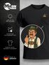 Herren T-Shirt mit Brusttasche Bayrischer Grantler Trachtenlook für das Oktoberfest Bier Fun-Shirt Moonworks®preview