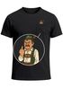 Herren T-Shirt mit Brusttasche Bayrischer Grantler Trachtenlook für das Oktoberfest Bier Fun-Shirt Moonworks®preview