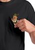 Herren T-Shirt mit Brusttasche Bayrischer Grantler Trachtenlook für das Oktoberfest Bier Fun-Shirt Moonworks®preview