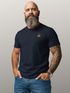 Herren T-Shirt mit Brusttasche Bayrischer Grantler Trachtenlook für das Oktoberfest Bier Fun-Shirt Moonworks®preview