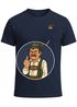 Herren T-Shirt mit Brusttasche Bayrischer Grantler Trachtenlook für das Oktoberfest Bier Fun-Shirt Moonworks®preview
