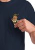 Herren T-Shirt mit Brusttasche Bayrischer Grantler Trachtenlook für das Oktoberfest Bier Fun-Shirt Moonworks®preview