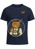 Herren T-Shirt mit Brusttasche Bayrischer Grantler Trachtenlook für das Oktoberfest Bier Fun-Shirt Moonworks®preview