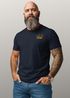 Herren T-Shirt mit Brusttasche Bayrischer Grantler Trachtenlook für das Oktoberfest Bier Fun-Shirt Moonworks®preview