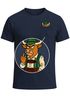 Herren T-Shirt mit Brusttasche Bayrischer Grantler Trachtenlook für das Oktoberfest Bier Fun-Shirt Moonworks®preview