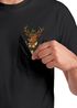 Herren T-Shirt mit Brusttasche Bayrischer Grantler Trachtenlook für das Oktoberfest Bier Fun-Shirt Moonworks®preview