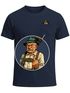 Herren T-Shirt mit Brusttasche Bayrischer Grantler Trachtenlook für das Oktoberfest Bier Fun-Shirt Moonworks®preview