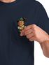 Herren T-Shirt mit Brusttasche Bayrischer Grantler Trachtenlook für das Oktoberfest Bier Fun-Shirt Moonworks®preview