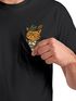 Herren T-Shirt mit Brusttasche Bayrischer Grantler Trachtenlook für das Oktoberfest Bier Fun-Shirt Moonworks®preview