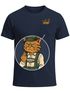 Herren T-Shirt mit Brusttasche Bayrischer Grantler Trachtenlook für das Oktoberfest Bier Fun-Shirt Moonworks®preview