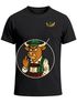 Herren T-Shirt mit Brusttasche Bayrischer Grantler Trachtenlook für das Oktoberfest Bier Fun-Shirt Moonworks®preview
