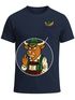 Herren T-Shirt mit Brusttasche Bayrischer Grantler Trachtenlook für das Oktoberfest Bier Fun-Shirt Moonworks®preview