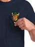 Herren T-Shirt mit Brusttasche Bayrischer Grantler Trachtenlook für das Oktoberfest Bier Fun-Shirt Moonworks®preview