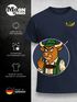 Herren T-Shirt mit Brusttasche Bayrischer Grantler Trachtenlook für das Oktoberfest Bier Fun-Shirt Moonworks®preview
