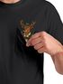 Herren T-Shirt mit Brusttasche Bayrischer Grantler Trachtenlook für das Oktoberfest Bier Fun-Shirt Moonworks®preview