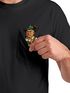 Herren T-Shirt mit Brusttasche Bayrischer Grantler Trachtenlook für das Oktoberfest Bier Fun-Shirt Moonworks®preview