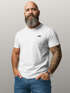 Herren T-Shirt mit Brusttasche Flamingo Print Fun-Shirt Spritz Orange Freizeitshirt Lustig Männer Moonworks®preview