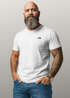 Herren T-Shirt mit Brusttasche Flamingo Print Fun-Shirt Spritz Orange Freizeitshirt Lustig Männer Moonworks®preview