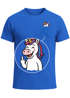 Herren T-Shirt mit Brusttasche Fun-Shirt Einhorn Freizeitshirt Männer mit witzigem Brustlogo Moonworks®preview