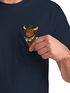 Herren T-Shirt mit Brusttasche Grantler Ochse Hirsch Maßkrug Bier Trachtenlook Ersatz Tracht für das Oktoberfest Fun-Shirt Moonworks®preview
