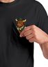 Herren T-Shirt mit Brusttasche Grantler Ochse Hirsch Maßkrug Bier Trachtenlook Ersatz Tracht für das Oktoberfest Fun-Shirt Moonworks®preview