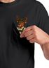Herren T-Shirt mit Brusttasche Grantler Ochse Hirsch Maßkrug Bier Trachtenlook Ersatz Tracht für das Oktoberfest Fun-Shirt Moonworks®preview