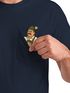 Herren T-Shirt mit Brusttasche Grantler Ochse Hirsch Maßkrug Bier Trachtenlook Ersatz Tracht für das Oktoberfest Fun-Shirt Moonworks®preview