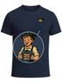 Herren T-Shirt mit Brusttasche Lausbua Lebkuchen Herz Servus Lederhosn in da Wäsch Ersatz Tracht Trachtenlook für das Oktoberfest Bier Fun-Shirt Moonworks®preview