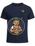 Herren T-Shirt mit Brusttasche Lausbua Lebkuchen Herz Servus Lederhosn in da Wäsch Ersatz Tracht Trachtenlook für das Oktoberfest Bier Fun-Shirt Moonworks®preview