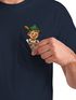 Herren T-Shirt mit Brusttasche Lausbua Lebkuchen Herz Servus Lederhosn in da Wäsch Ersatz Tracht Trachtenlook für das Oktoberfest Bier Fun-Shirt Moonworks®preview