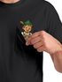 Herren T-Shirt mit Brusttasche Lausbua Lebkuchen Herz Servus Lederhosn in da Wäsch Ersatz Tracht Trachtenlook für das Oktoberfest Bier Fun-Shirt Moonworks®preview