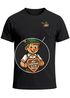 Herren T-Shirt mit Brusttasche Lausbua Lebkuchen Herz Servus Lederhosn in da Wäsch Ersatz Tracht Trachtenlook für das Oktoberfest Bier Fun-Shirt Moonworks®preview