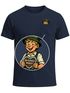 Herren T-Shirt mit Brusttasche Lausbua Lebkuchen Herz Servus Lederhosn in da Wäsch Ersatz Tracht Trachtenlook für das Oktoberfest Bier Fun-Shirt Moonworks®preview