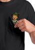 Herren T-Shirt mit Brusttasche Lausbua Lebkuchen Herz Servus Lederhosn in da Wäsch Ersatz Tracht Trachtenlook für das Oktoberfest Bier Fun-Shirt Moonworks®preview