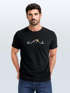 Herren T-Shirt mit Camping Print Freizeitshirt Grafik Lineart Berge Sonne Sommer Fashion Streetstyle Kurzarm Baumwolle Neverless®preview