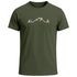Herren T-Shirt mit Camping Print Freizeitshirt Grafik Lineart Berge Sonne Sommer Fashion Streetstyle Kurzarm Baumwolle Neverless®preview