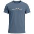 Herren T-Shirt mit Camping Print Freizeitshirt Grafik Lineart Berge Sonne Sommer Fashion Streetstyle Kurzarm Baumwolle Neverless®preview